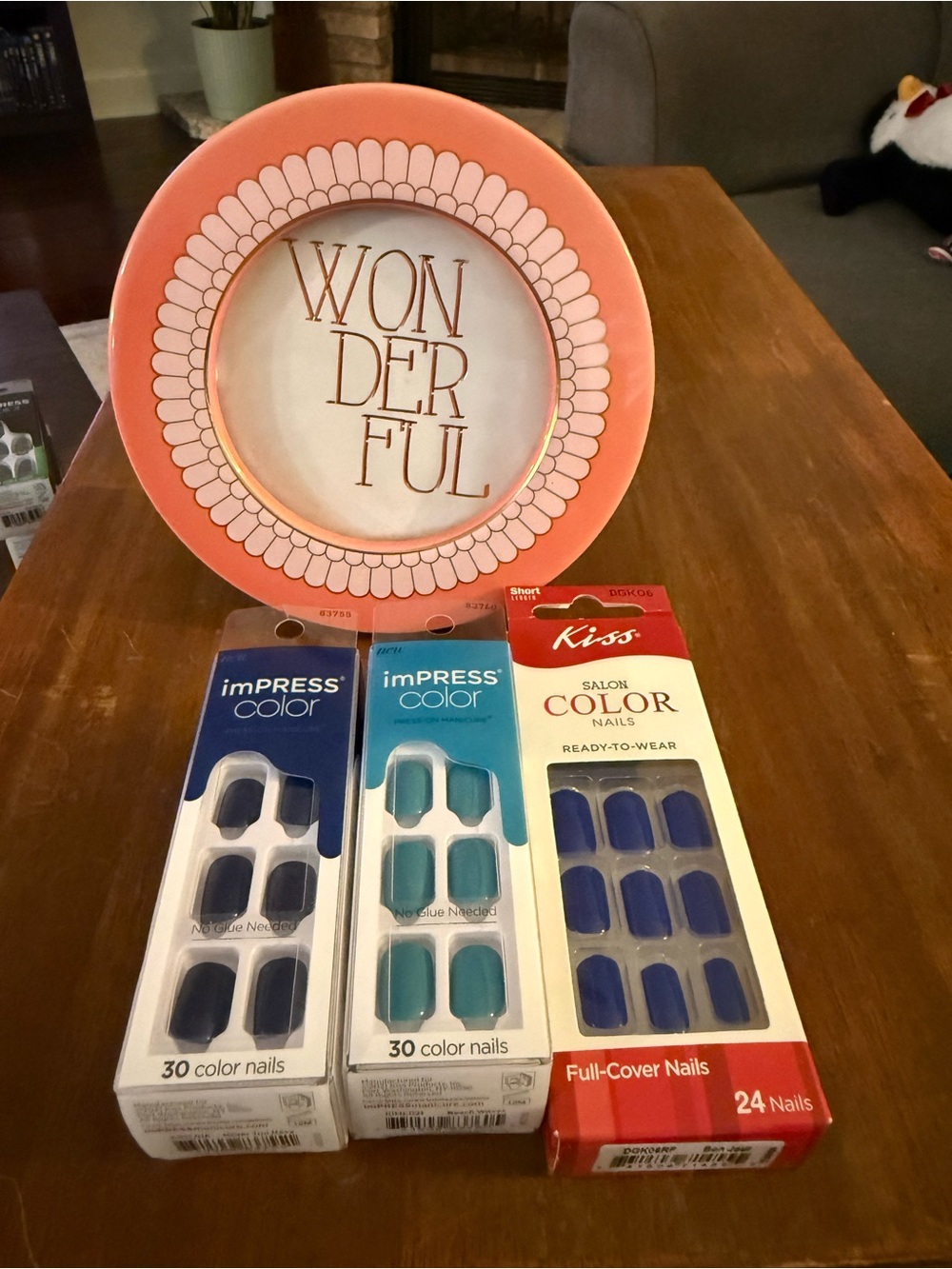 imPRESS Color Press-On Nails Trio - Navy & Teal Shades